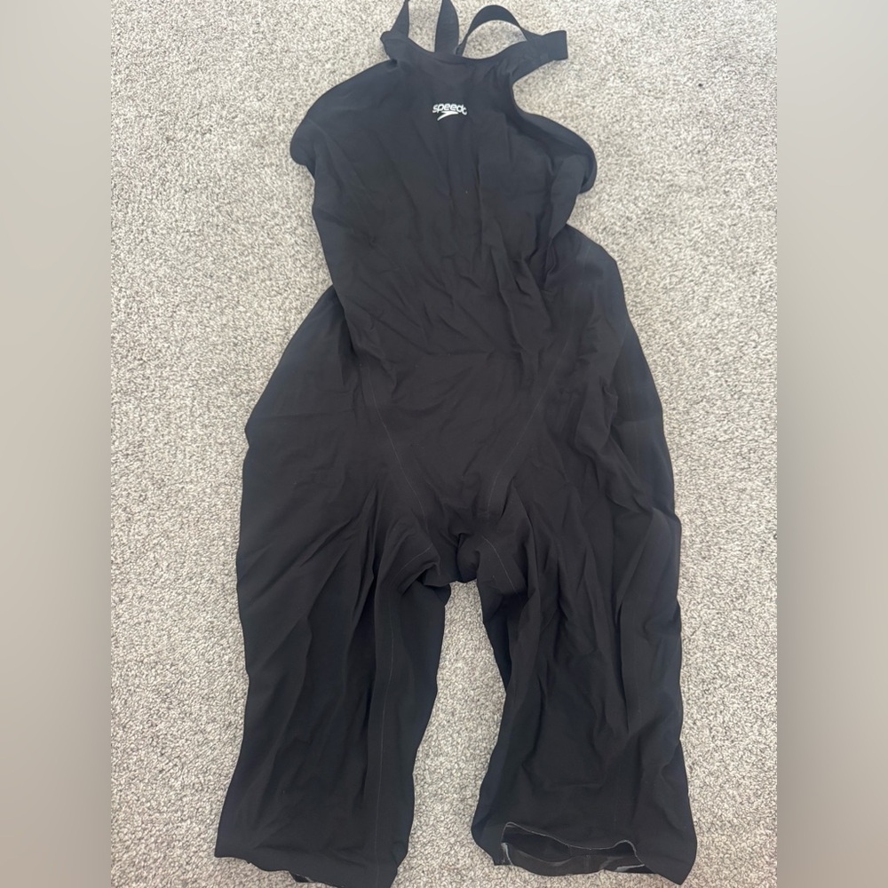 Speedo Women’s Black LZR Pure Valor 2.0 Openback Kneeskin